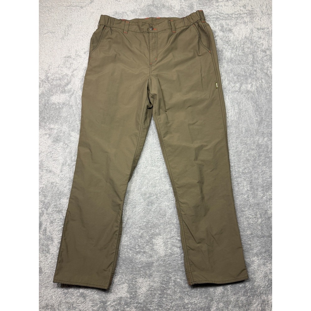 Howler Bros Horizon Hybrid Pants Mens XL Khaki Green Outdoors Fishing Hiking